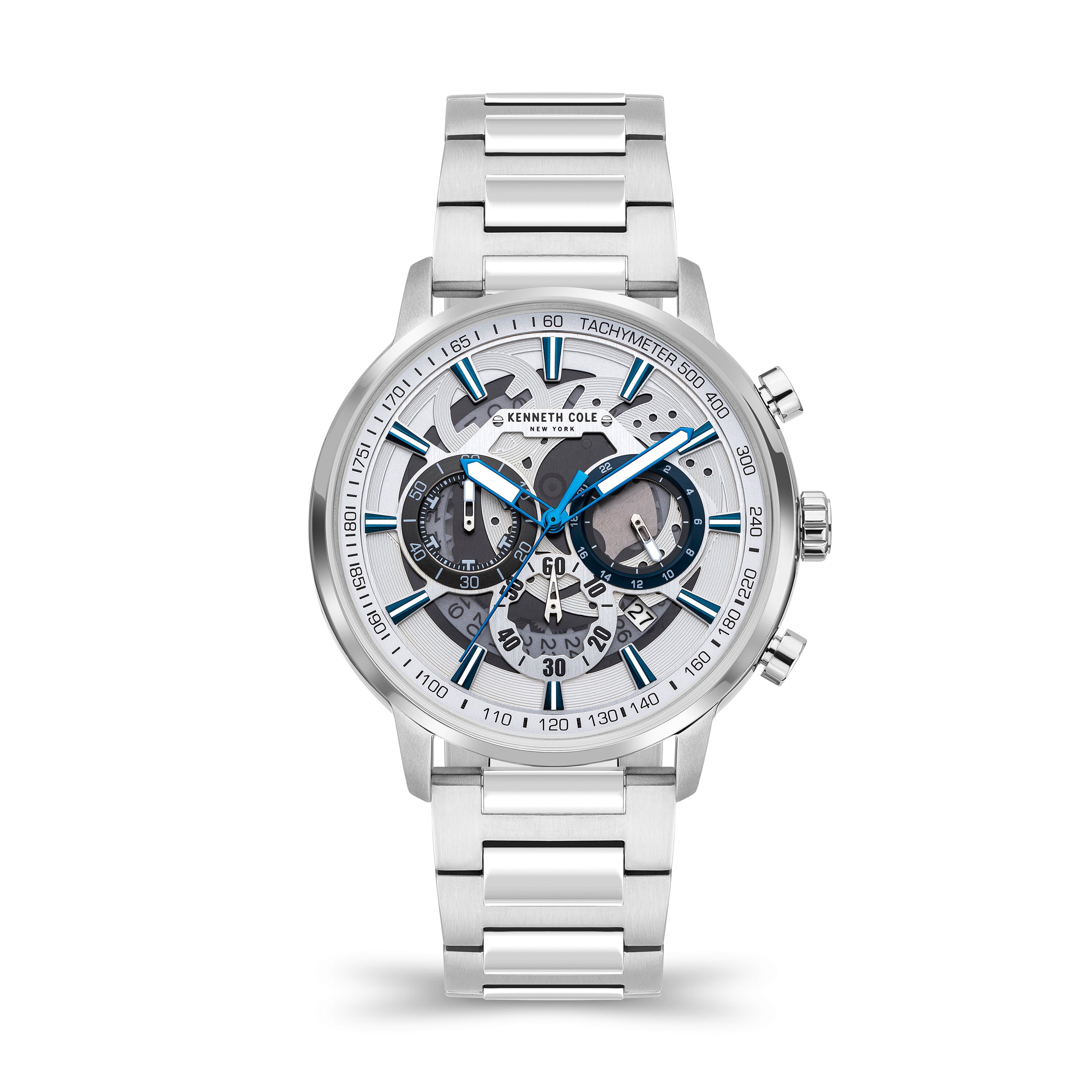 Kenneth Cole New York - KCWGI2123202- Stainless Steel Wrist Watch for Men