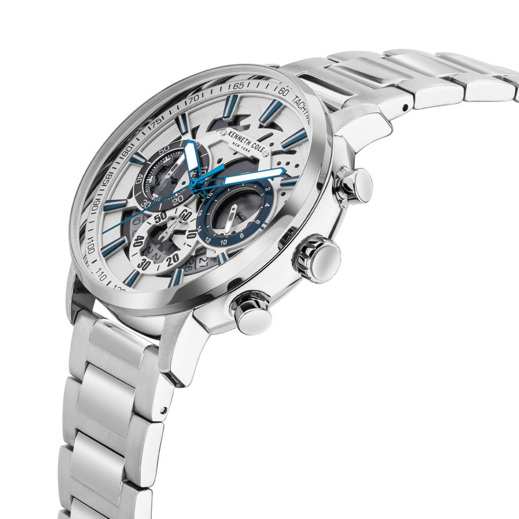 Kenneth Cole New York - KCWGI2123202- Stainless Steel Wrist Watch for Men