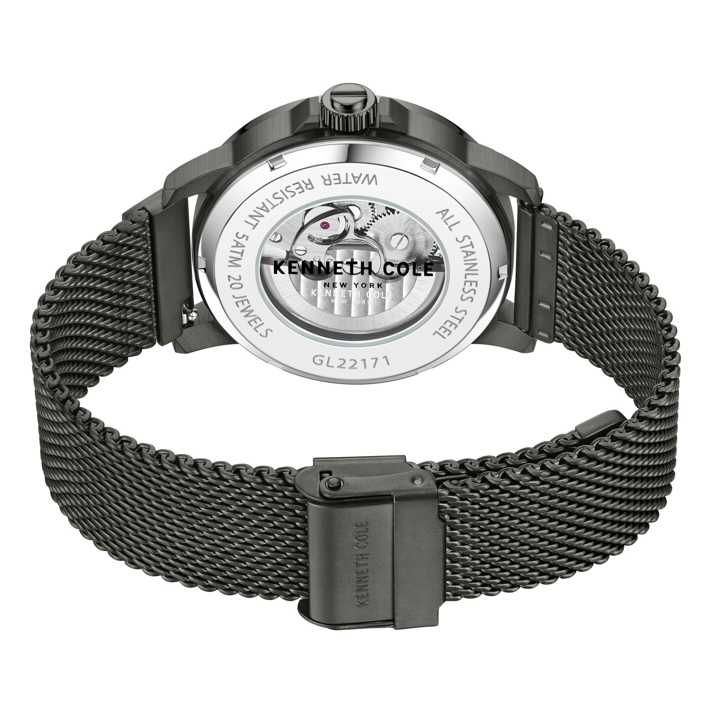Kenneth Cole New York - KCWGL2217103 - Stainless Steel Wrist Watch for Men