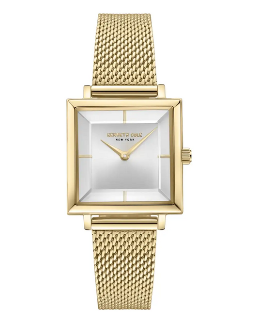 KENNETH COLE Women's Quartz Classic Gold-Tone Stainless Steel Watch | Model KCWLG0026502