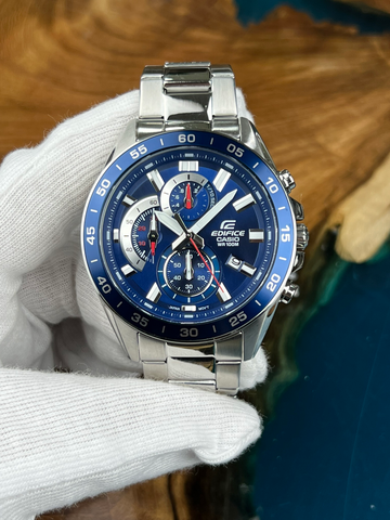 Casio Edifice EFV-550D-2AVUDF Men’s Chronograph Watch – Blue Dial