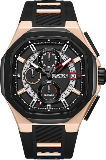 Kenneth Cole Reaction Black Dial Men's Watch – KRWGO0070103