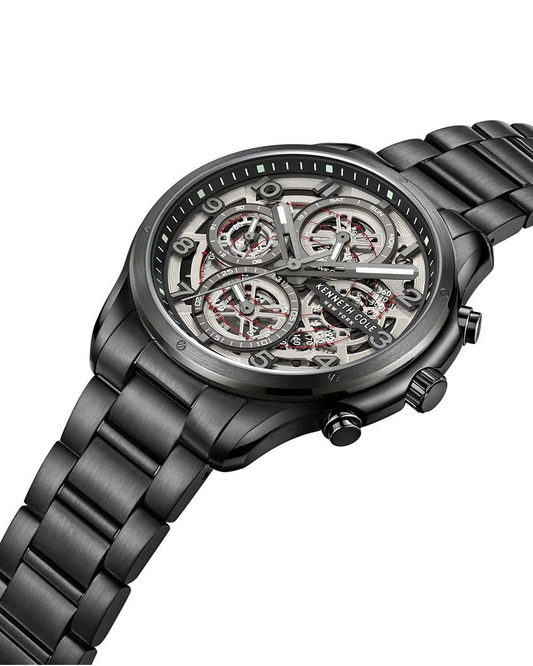 Kenneth Cole Black Analog Watch KCWGK2218904  Timeless Elegance & Precision