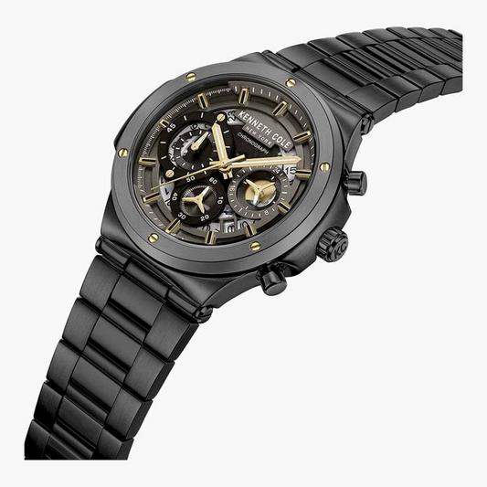 Kenneth Cole New York Classic KCWGI0047303 Gunmetal Dial Men's Chronograph Watch
