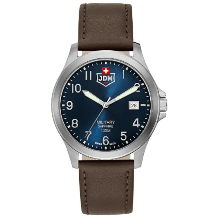 JDM Military (Jacques Du Manoir) - WG001-03 - Alpha - I - Stainless Steel Wrist Watch for Men - 10 ATM