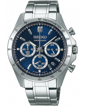 Seiko Spirit SBTR011 Men’s Quartz Chronograph Watch – Blue Dial