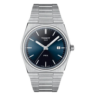 Tissot PRX Men’s Watch – Swiss Quartz, Blue Dial, Stainless Steel (T137.410.11.041.00)