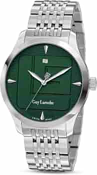 Guy Laroche GLWGG0001202 Maxime Men’s Watch – Green Dial | Swiss Made Quartz Timepiece