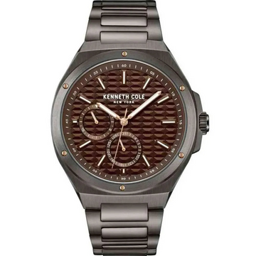 Kenneth Cole KCWGK0035404 Brown Dial Men's Multi-Function Quartz Watch