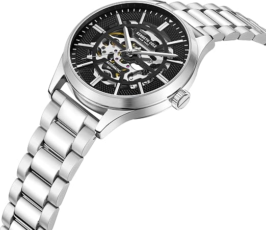Kenneth Cole New York KCWGL2220403 42mm Black Dial Men's Skeleton Automatic Watch