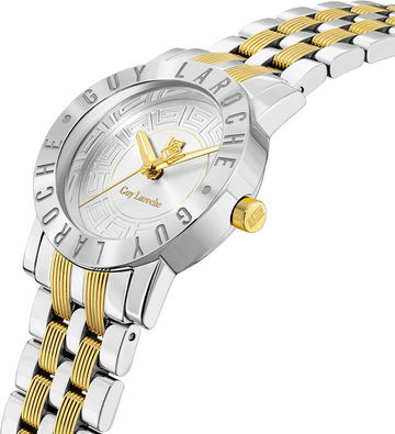 Guy Laroche Alex GLWLG0000125 Women’s Watch – Silver Dial Gold Stainless Steel | Swiss Made