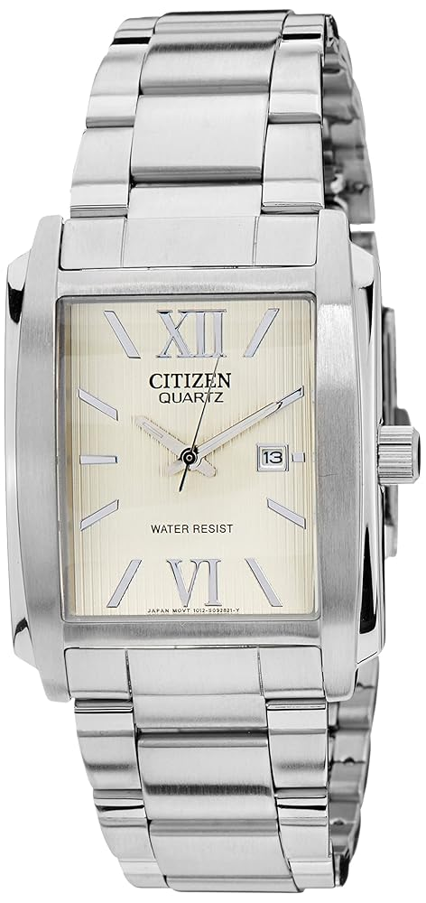 Citizen Quartz BH1640-59P Men’s Black Dial Stainless Steel Watch