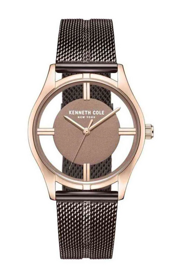 Kenneth Cole KCWLG0032802 34mm Brown Dial Ladies Quartz Watch