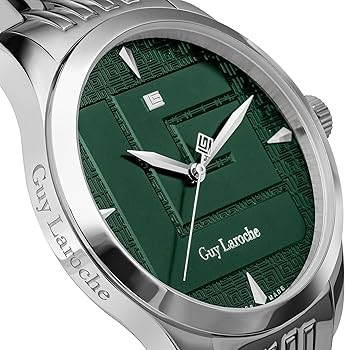 Guy Laroche GLWGG0001202 Maxime Men’s Watch – Green Dial | Swiss Made Quartz Timepiece