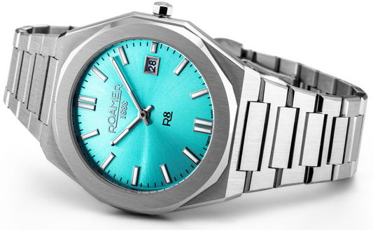 Roamer Gents Swiss Made Men’s Watch – Aqua Dial, 40mm Stainless Steel (972980 41 05 20)