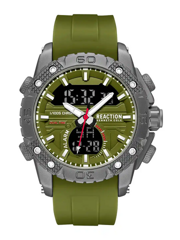 Kenneth Cole Reaction Analog Green Dial Men's Watch – KRWGP0069701