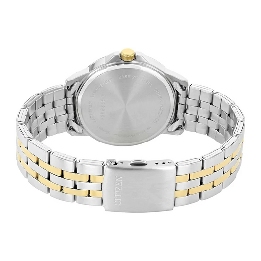 Citizen BF2018-52A Men’s Two-Tone Stainless Steel Watch with White Dial