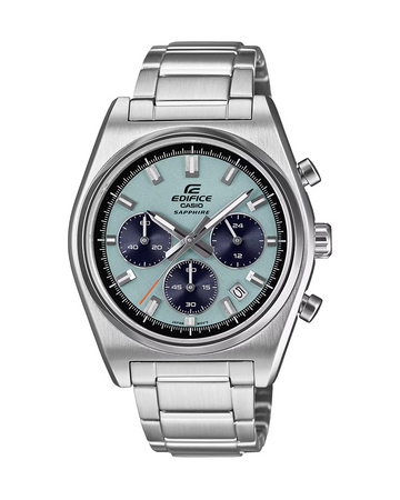 Casio Edifice EFB-730D-2BVUDF Men’s Chronograph Watch – Tiffany Blue Dial Stainless Steel