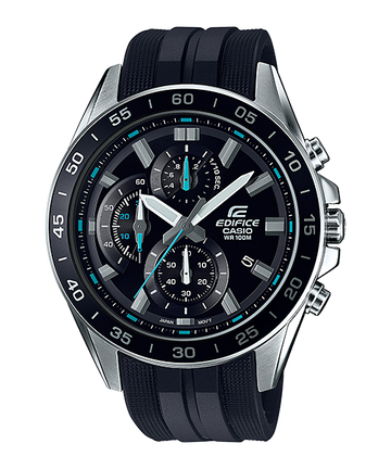 Casio Edifice EFV-550P-1AVUDF Men’s Chronograph Watch – Black Dial Resin Strap