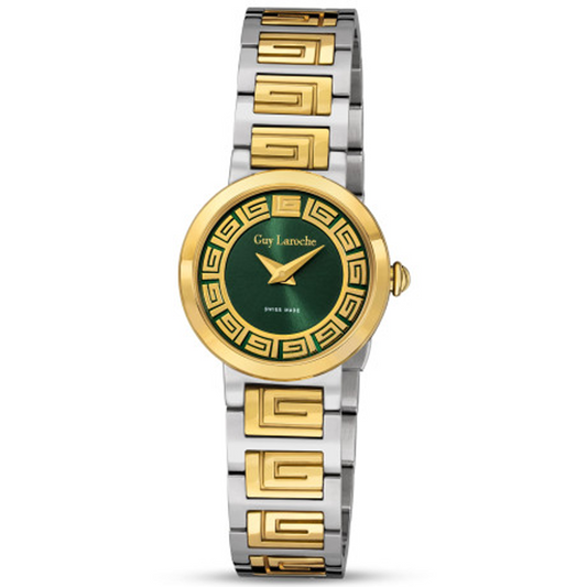 Guy Laroche GLWLG0001020 Women’s Watch – Green Dial Gold Stainless Steel | Analog Quartz