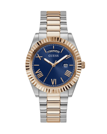 Guess GW0265G12 Men’s Blue Dial Two-Tone Stainless Steel Quartz Watch