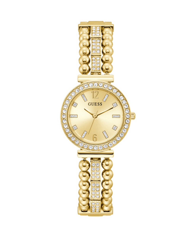 GUESS Ladies Gold Tone Analog Watch – Model GW0401L2