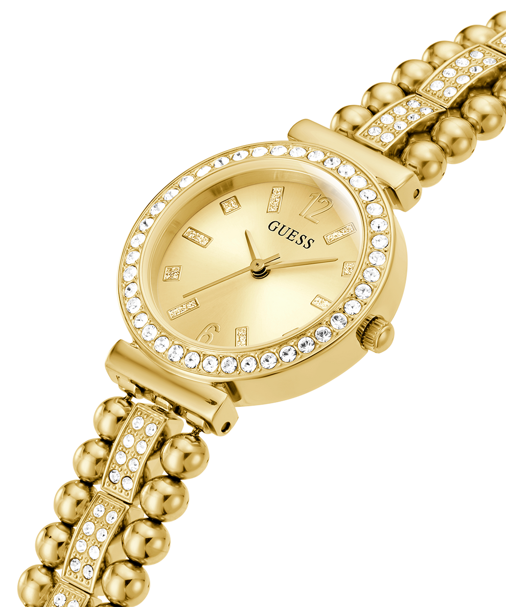 GUESS Ladies Gold Tone Analog Watch – Model GW0401L2