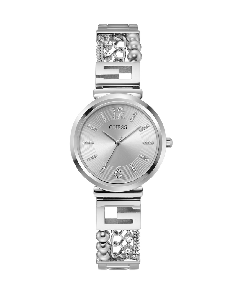 Guess GW0545L1 Women’s Silver Stainless Steel Watch with Silver Dial
