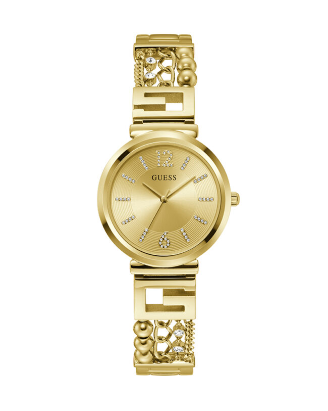 Guess GW0545L2 Women’s Gold Stainless Steel Watch with Champagne Dial