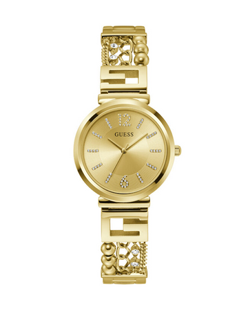 Guess GW0545L2 Women’s Gold Stainless Steel Watch with Champagne Dial