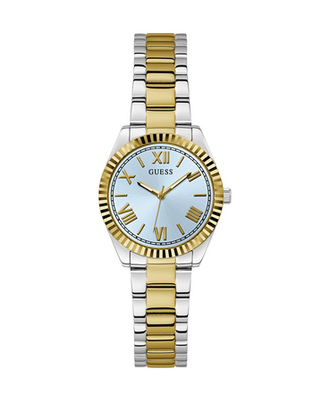 Guess GW0687L4 Women’s Two-Tone Stainless Steel Watch with Blue Dial
