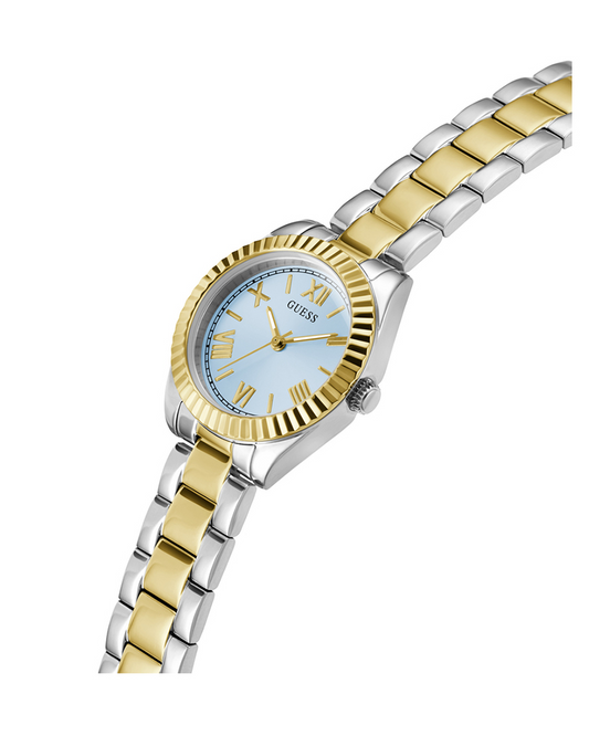 Guess GW0687L4 Women’s Two-Tone Stainless Steel Watch with Blue Dial