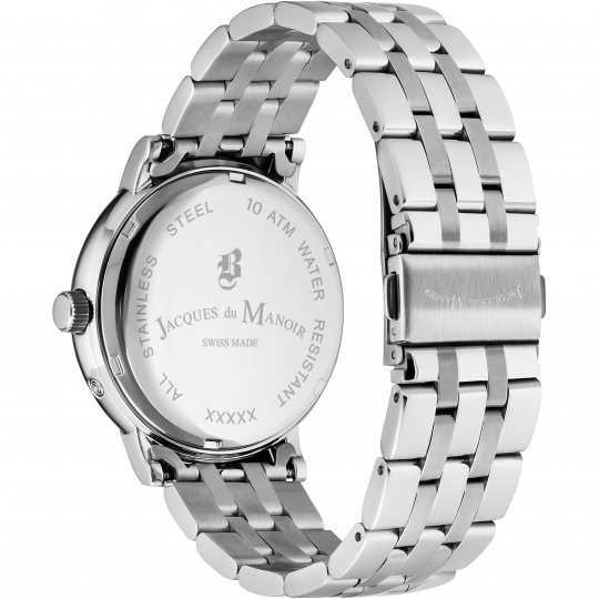 Jacques Du Manoir Military Uhr - Edelstahl Armbanduhr Für Herren