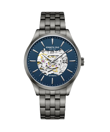 Kenneth Cole KCWGL2216904 42mm Blue Dial Men's Automatic Skeleton Watch