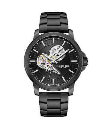 Kenneth Cole KCWGL2217001 44mm Black Automatic Skeleton Men's Watch