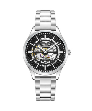 Kenneth Cole New York KCWGL2220403 42mm Black Dial Men's Skeleton Automatic Watch
