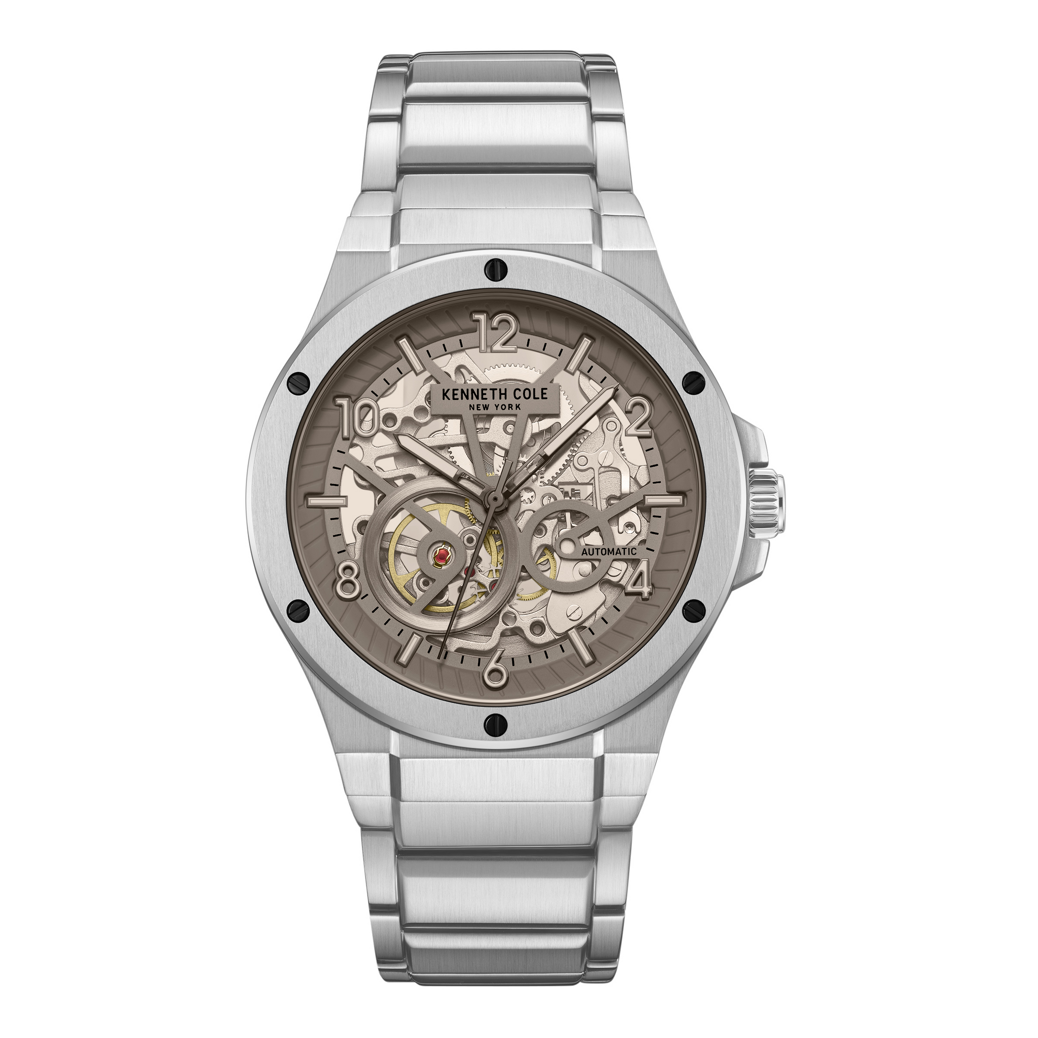 Kenneth Cole Automatic Tinged Glass Bracelet Watch  KCWGY0063302