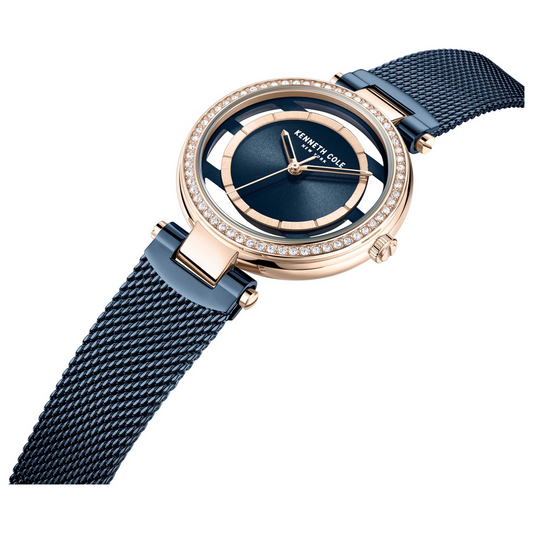 Kenneth Cole Classic KCWLG2219804 38mm Blue Dial Women's Quartz Watch
