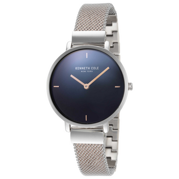 Kenneth Cole KCWLG2219902 Black Dial Women's Quartz Mesh Band Watch