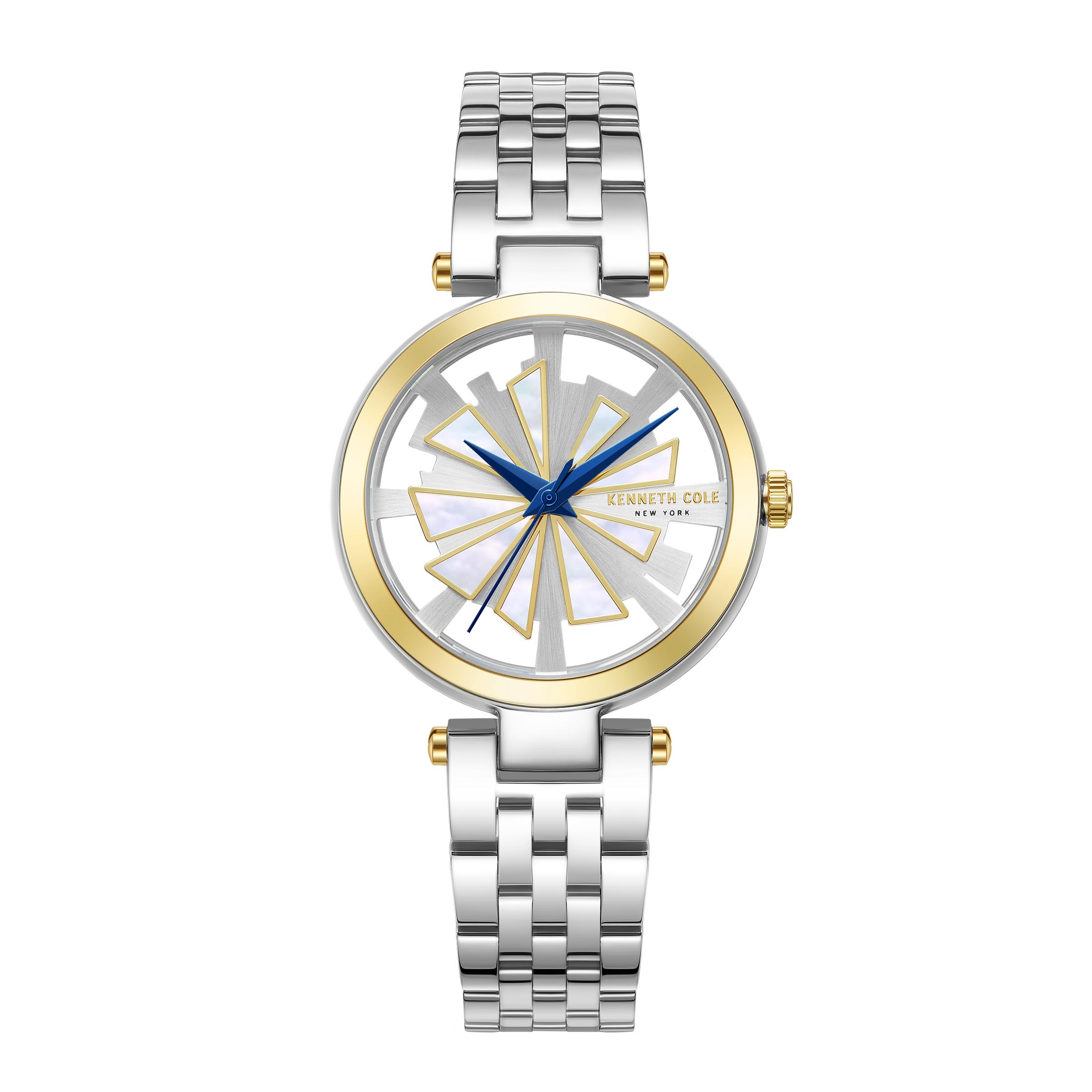 Kenneth Cole New York -KCWLG2222902- Stainless Steel Wrist Watch for Women - Silver & Gold