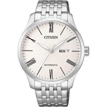 Citizen NH8350-59A Men’s Automatic Watch – Silver Stainless Steel with White Dial