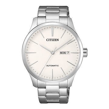 Citizen NH8350-83A Men’s Automatic Watch – White Dial Stainless Steel (40mm, Day-Date, 50M Water Resistant)
