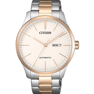 Citizen NH8356-87A Men’s Automatic Watch – Two-Tone Stainless Steel with Cream Dial