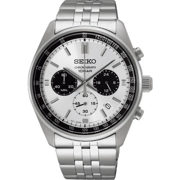 Seiko Classic SSB425P1 Men’s Quartz Chronograph Watch – Silver Dial