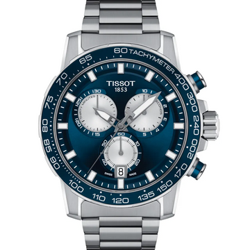 Tissot SuperSport Chronograph Blue Dial Stainless Steel Men’s Watch (T125.617.11.041.00)