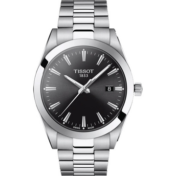 Tissot Gentleman Men’s Watch T127.410.11.051.00 – Black Dial Stainless Steel
