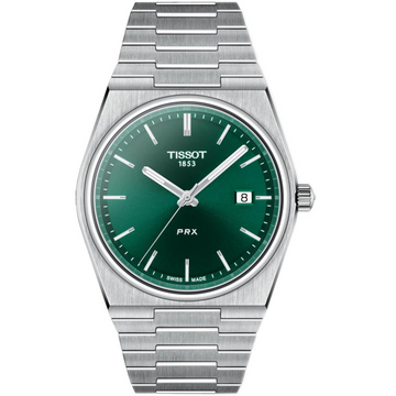 Tissot PRX Men’s Watch T137.410.11.091.00 – Green Dial Stainless Steel