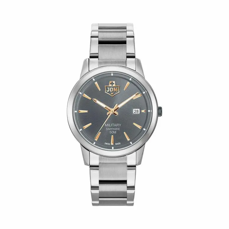 JDM Military (Jacques Du Manoir) - WG006-04 - Bravo I - Stainless Steel Wrist Watch for Men - 10 ATM