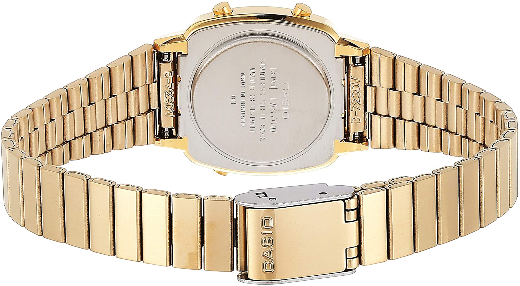 Casio LA-670WGA-1DF Stainless Steel Wrist Watch for Women Digita