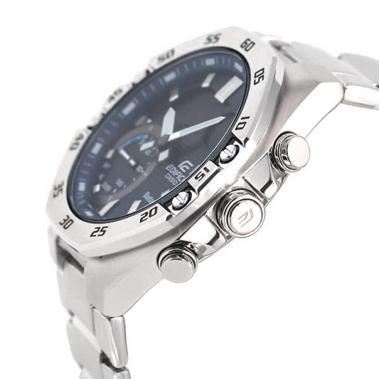 Casio Edifice ECB-10D-2ADF – Bluetooth-Enabled Men's Chronograph Watch (100M Water Resistant)